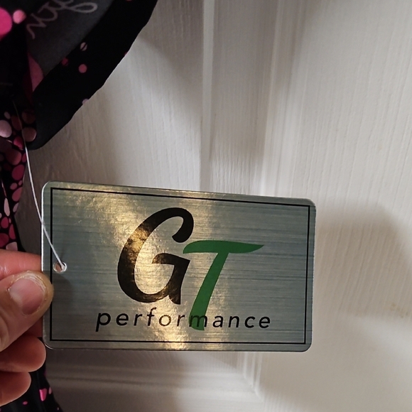 Green Town Hope & Love Breast Cancer Ribbon Women's 3-Pocket V-Neck Print Scrubs - Picture 8 of 11